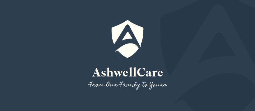 Screenshot of Ashwell Home care services new 2026 rebrand logo AshwellCares